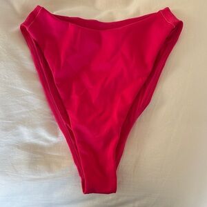 Left On Friday Hot Pink Bikini Bottom- S